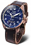 Vostok Europe Space Race Automatic Brown Leather Strap NH35A-325B746