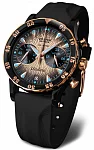 Vostok Europe Undine Lady Quartz Chrono Date Rose Gold PVD Straps Set VK64-515E627