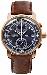 Zeppelin 100 Years Zeppelin Quartz Chrono Rose Gold PVD ZE-8672-3