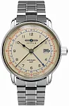 Zeppelin LZ129 Hindenburg Automatic GMT Metal Bracelet ZE-7668MB5