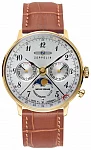 LZ129 Hindenburg Lady Quartz Moonphase Yellow Gold