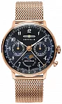 Zeppelin LZ129 Hindenburg Lady Quartz Moonphase Mesh Rose Gold ZE-7039M-3