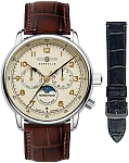 Zeppelin LZ14 Mediterranee Moonphase Day-Date Quartz Set ZE-96365_SET