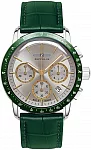 New York Quartz Chrono Silver Dial