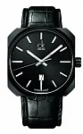 CALVIN KLEIN Gent Solid Black Collection PVD K1R21430