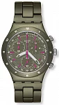 Swatch Irony Chrono Camouflage Green Coat YCM4002AG