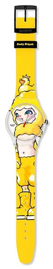 Swatch New Gent Artists Collection Hiroyuki Matsuura Ducky Brigade SUOZ113