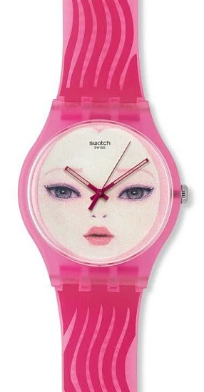 Swatch New Gent Artists Collection Uma Wang Pink Wraith SUOZ108S