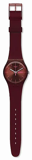Swatch New Gent Burgundy Rebel SUOR702