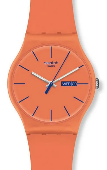 Swatch New Gent Coloured Orangy Pink Rebel SUOO701