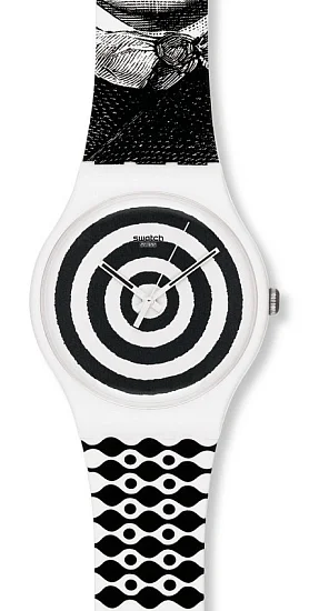 Swatch New Gent Graphic Designers Lorenzo Petrantoni Hypnotic Eye SUOZ126