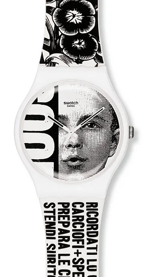 Swatch New Gent Graphic Designers Lorenzo Petrantoni Time Trial SUOZ127