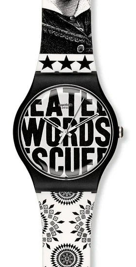 Swatch New Gent Graphic Designers Lorenzo Petrantoni Words SUOZ124