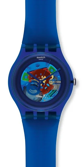 Swatch New Gent Lacquered Indigo SUON101