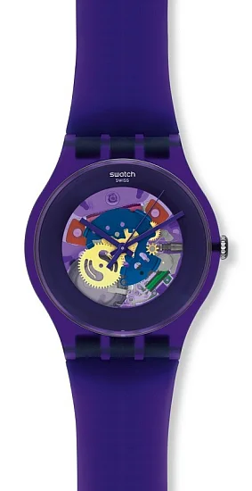 Swatch New Gent Lacquered Purple SUOV100