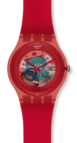 Swatch New Gent Lacquered Red SUOR101