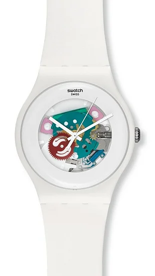 Swatch New Gent Lacquered White SUOW100