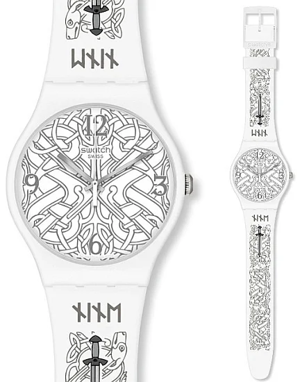 Swatch New Gent Artists Collection Terje Haakonsen Rune Stone SUOZ117