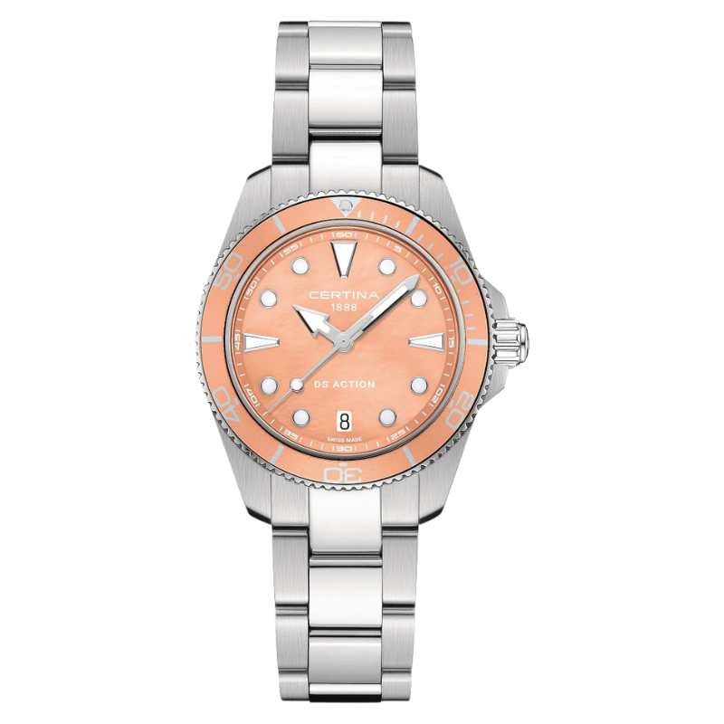 Zegarek Certina DS Action Diver Salmon Dial