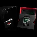 Zdjęcie pudełka Vostok Europe Almaz Space Station Quartz Chrono Blue Leather Strap YM8J-320D657